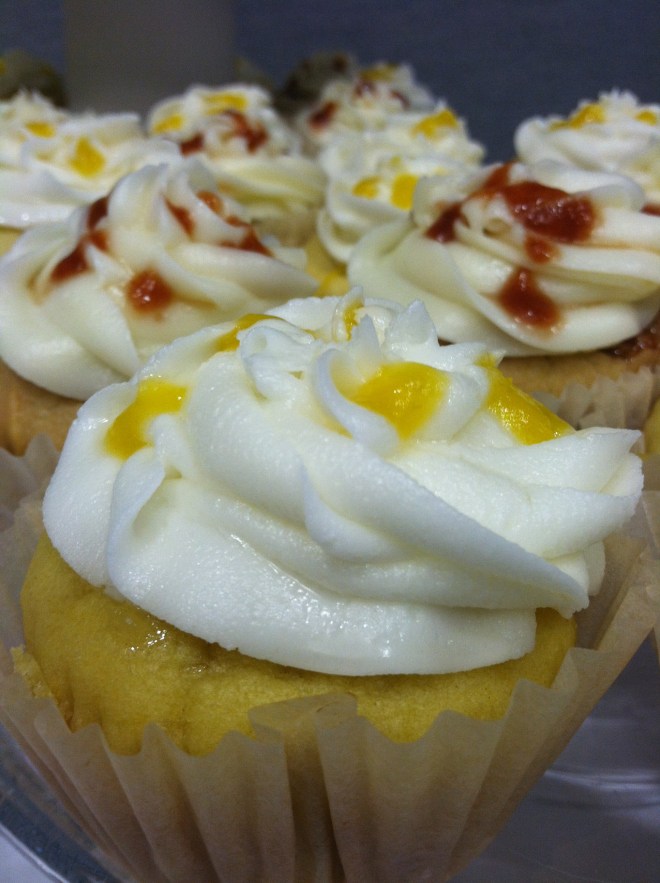 Mango cupcake