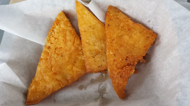 Riverside Grillshack -Fried grits