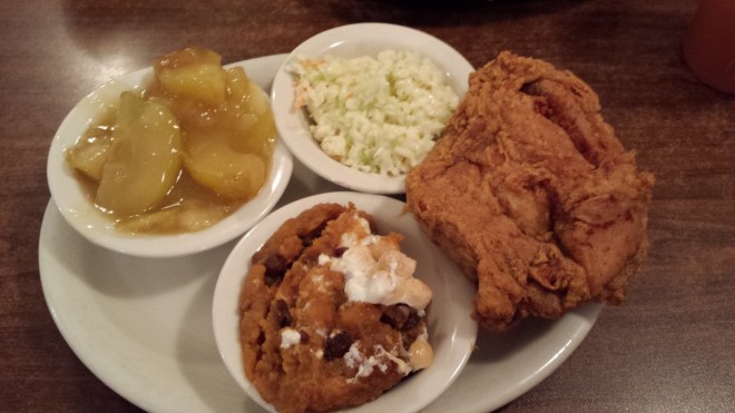 Fried chicken with 3 sides - 109 Family Restaurant
