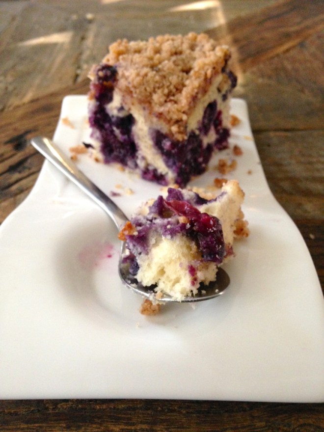 Blueberry Crumb Cake by Just One More Bite