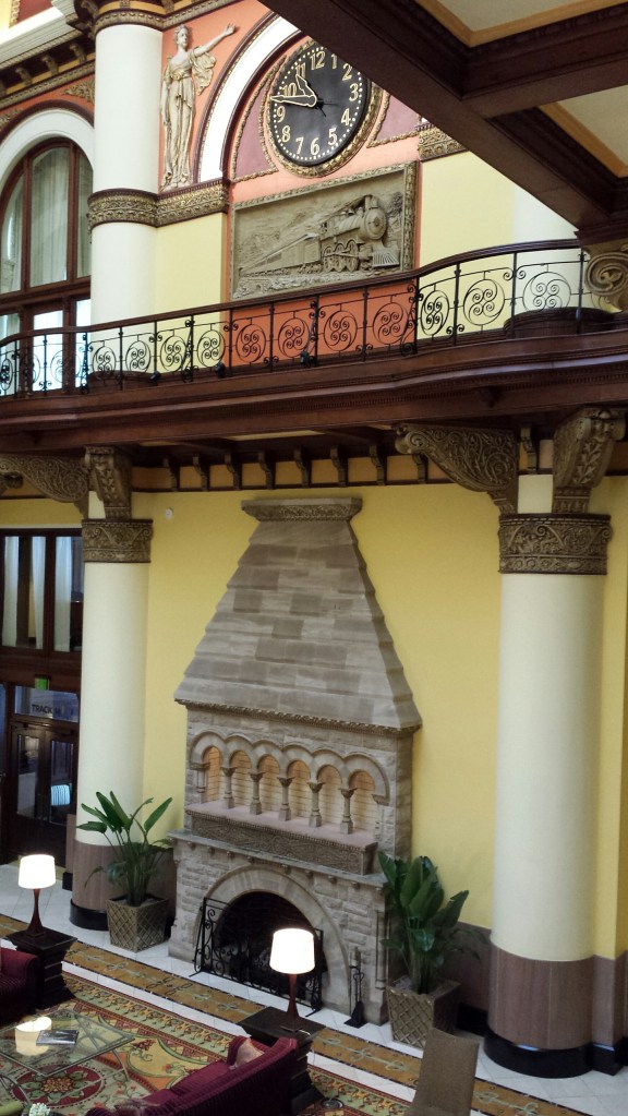 Fireplace serves as a focal point in this room. - Union Station Hotel Nashville