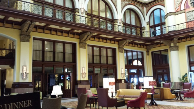 View from the 3rd floor (lobby) - Union Station Hotel Nashville
