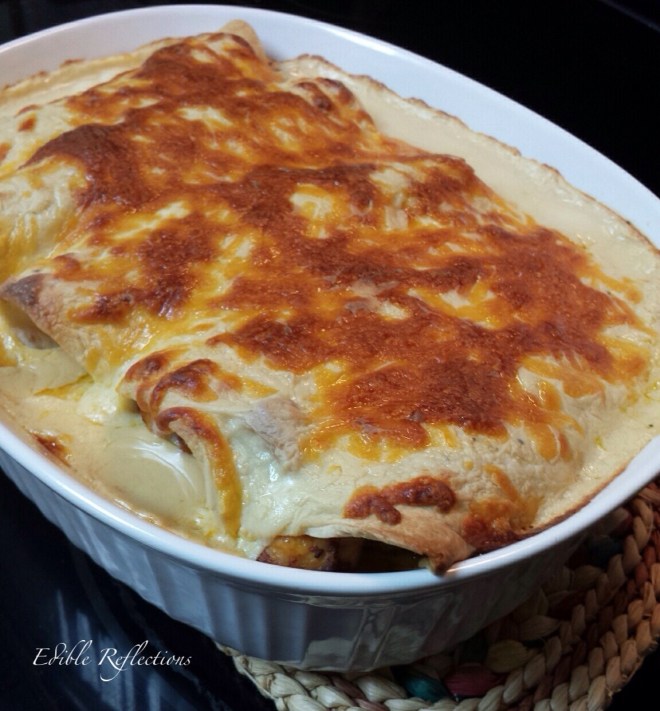 Chicken Enchiladas - just out of the oven