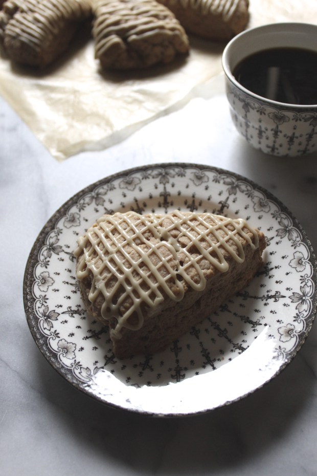 Cinnamon Scones with Maple Glaze by Hungry Sofia