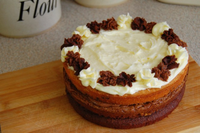 The Ultimate Triple Chocolate Layer Cake by Dine&Discover