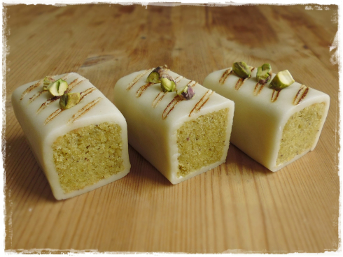 Pistachio & Almond Bars by Preheat the Over with Chef Jae
