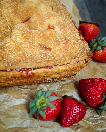 Strawberry Slab Pie by Hostess at Heart