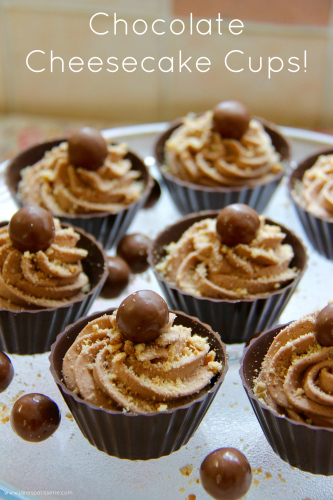 Chocolate Cheesecake Cups by Jane's Patisserie