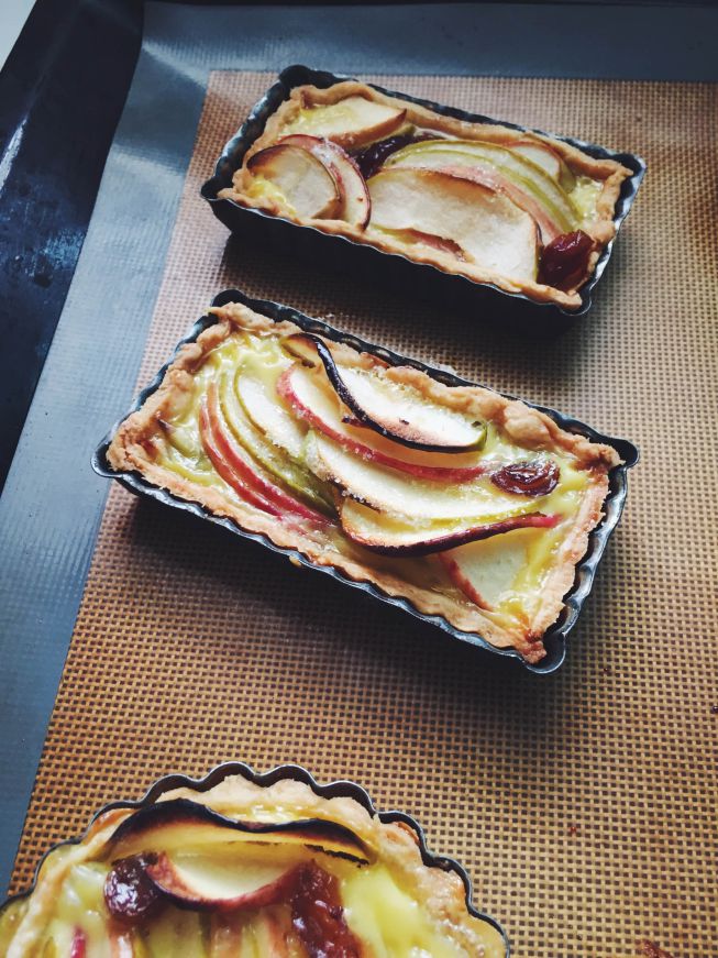 Normandy Apple tarts by Jo the tart queen