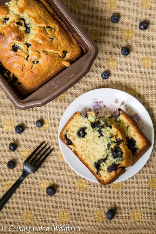 Blueberry Bread by Cooking With a WallFlower