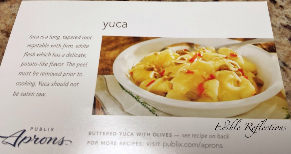 Yuca recipe from Publix