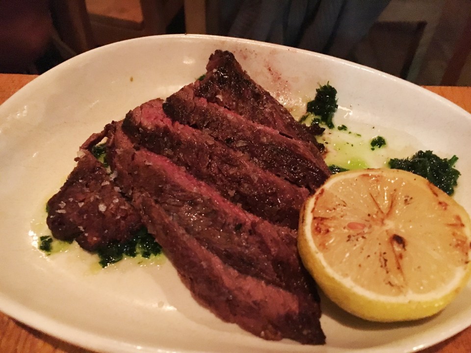 Hanger Steak -Opa Restaurant Philadelphia