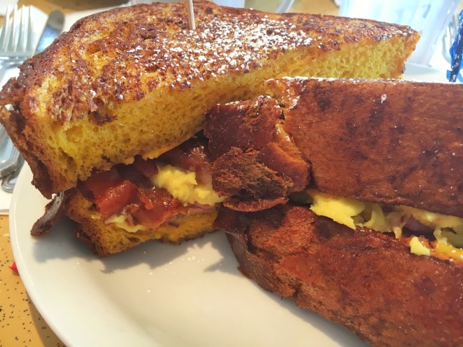 Dare breakfast sandwich from Noshville Delicatessen