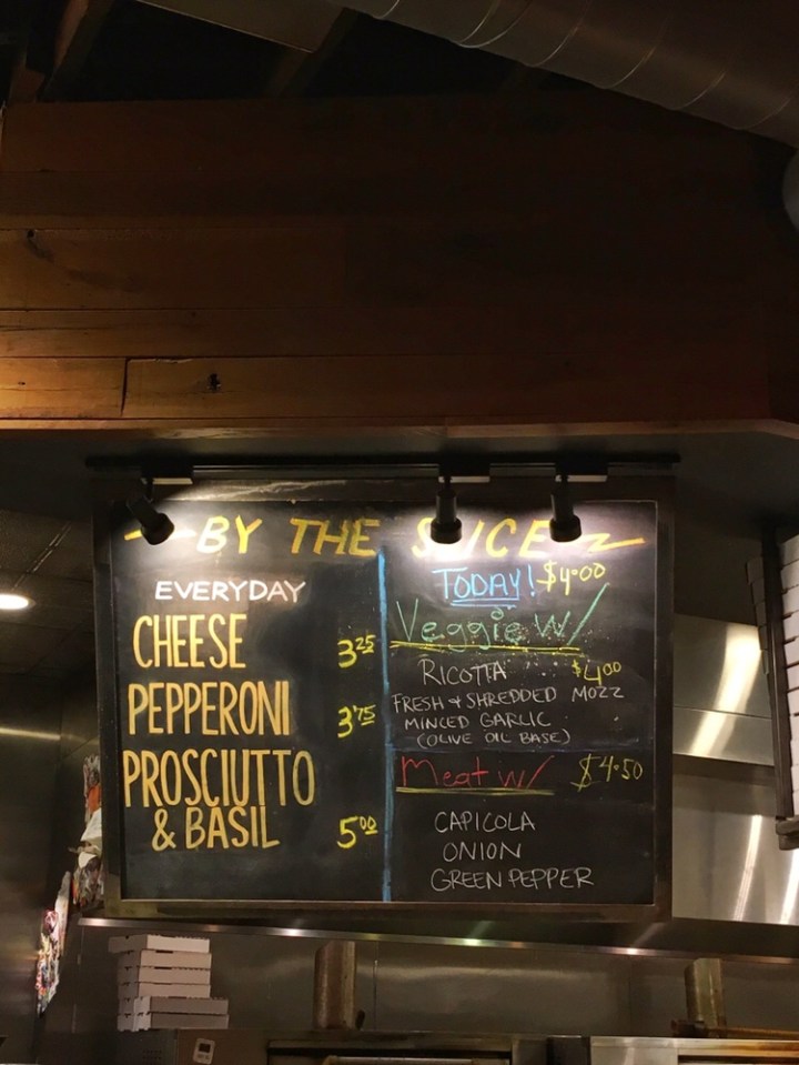 When in doubt, look at the menu