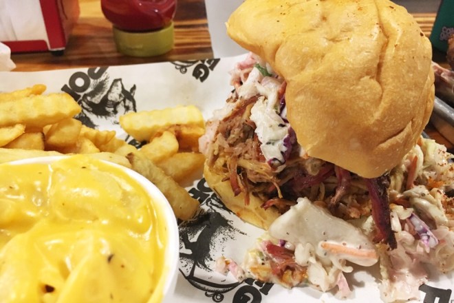 Pulled pork sandwich