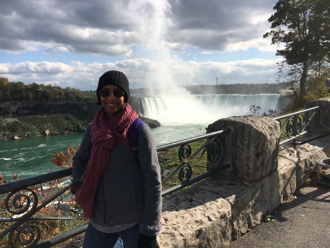 A bit cool, but so worth seeing the Niagara Falls